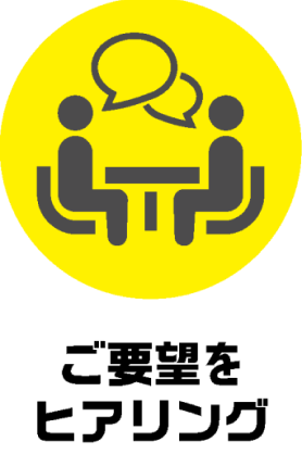ご要望をヒアリング